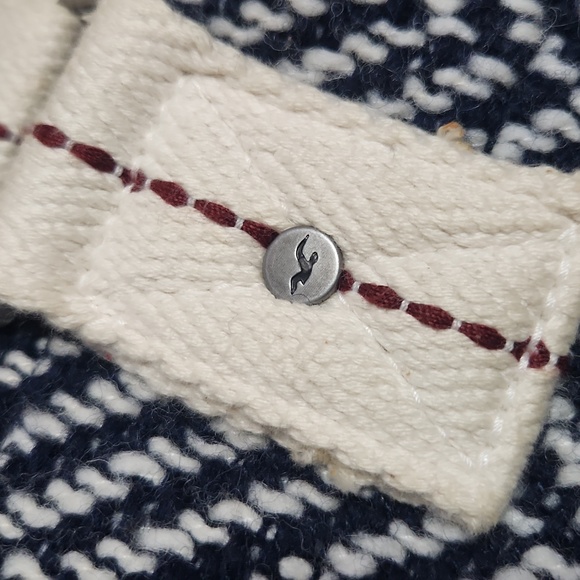 Y2K Hollister Woven Wool Tote Shoulder Travel Purse Summer Shopping Beach Bag - Picture 7 of 14